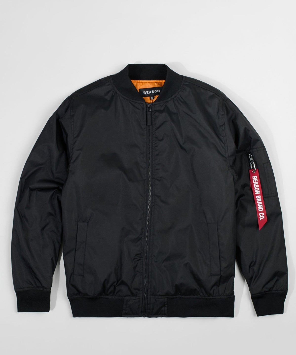 Destroyer Nylon Bomber Jacket - Black | Reason Clothing New