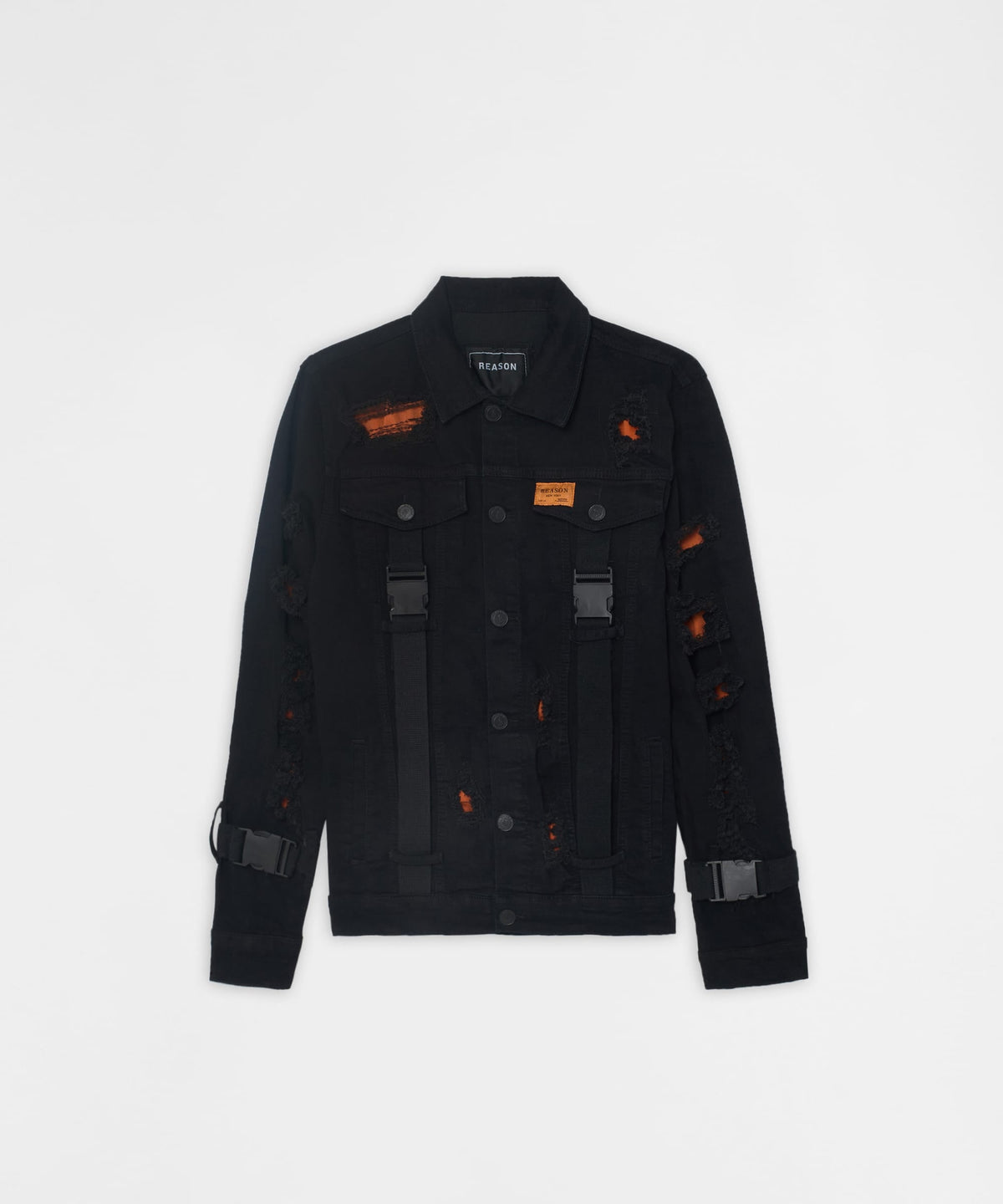 Strapped Denim Jacket | Reason Clothing Premium