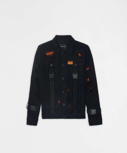 Strapped Denim Jacket | Reason Clothing Premium