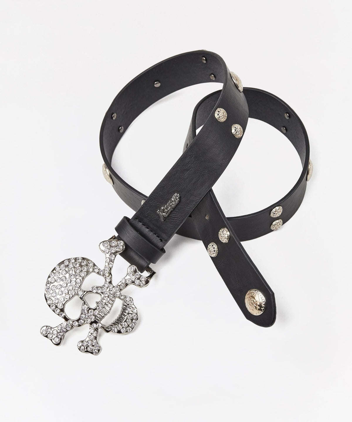 Skully Faux Leather Belt | Reason Clothing Sale