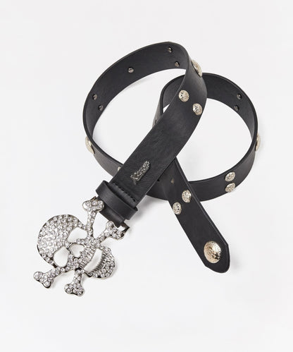 Skully Faux Leather Belt | Reason Clothing Sale