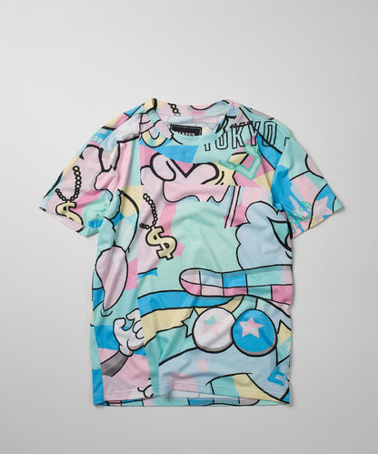 Neo World Allover Print Graphic Tee | Reason Clothing Top Pick