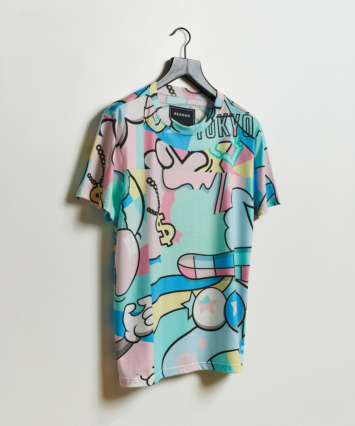 Neo World Allover Print Graphic Tee | Reason Clothing Top Pick