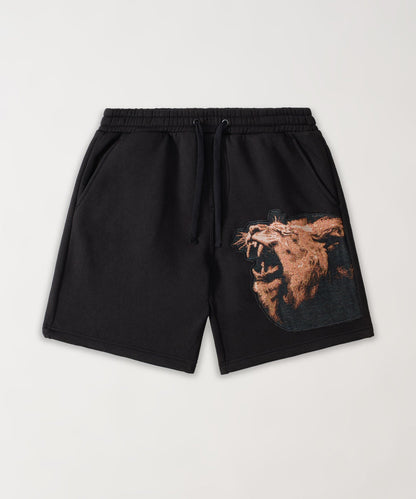 Tapestry Lion Short - Black | Reason Clothing Latest