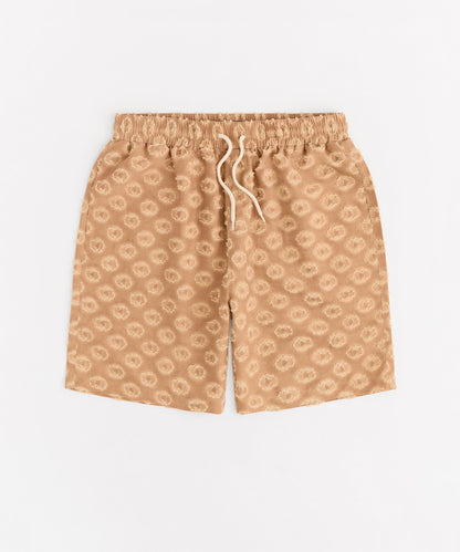 Textured Short - Brown | Reason Clothing Sale