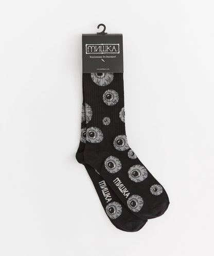 Mishka Knit Socks - Black | Reason Clothing Quality