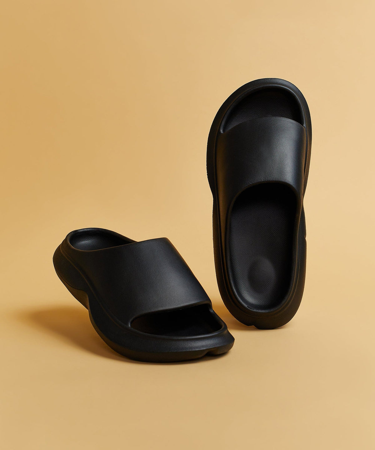 Recovery Mode Slides - Black | Reason Clothing Special Offer