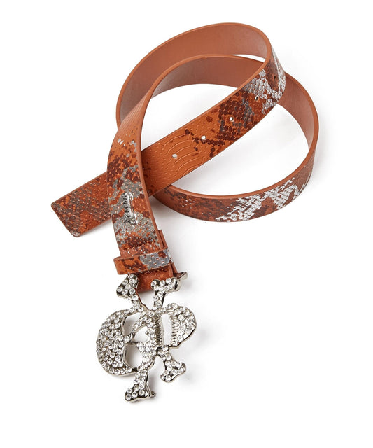 Skeletor Snakeskin Diamond Belt | Reason Clothing Sale