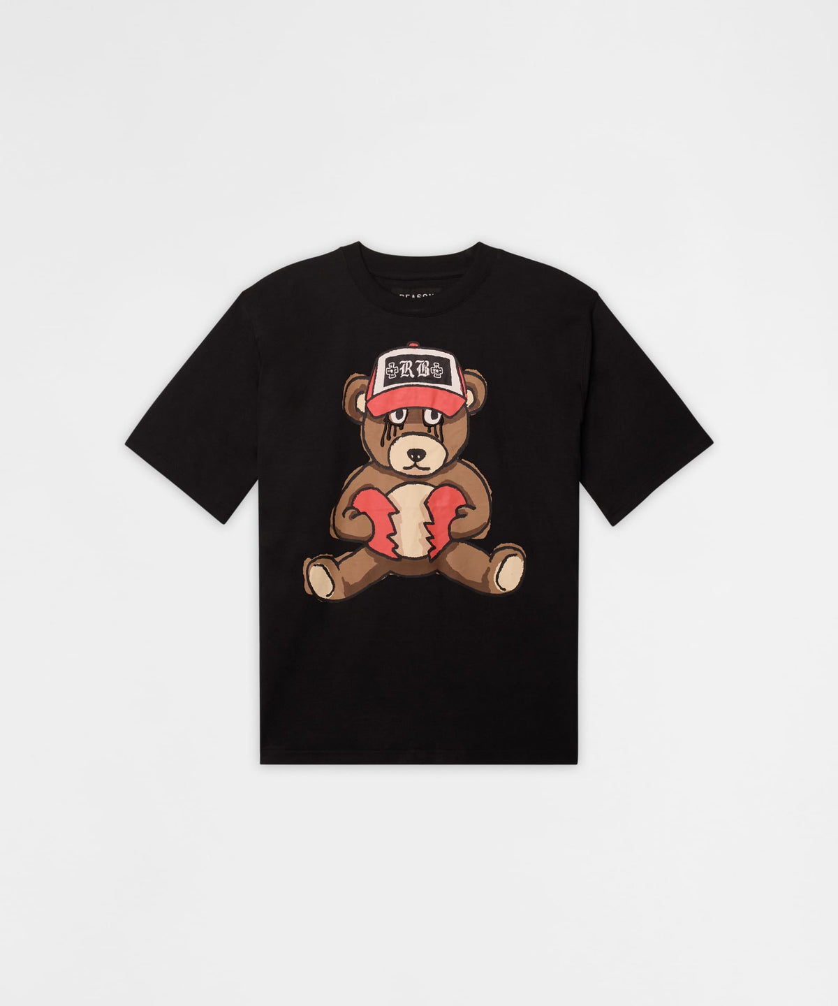 Heartbreaker Embroidered Short Sleeve Tee - Black | Reason Clothing Signature