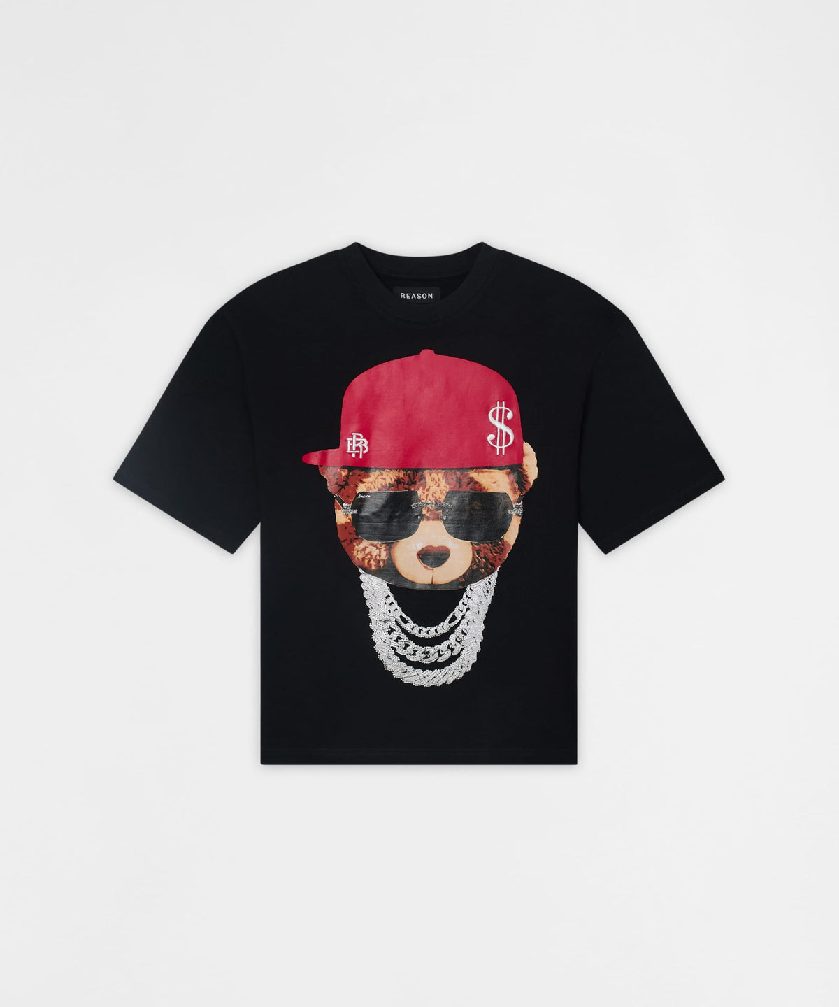 Teddy Heavy Terry Short Sleeve Tee - Black | Reason Clothing Latest