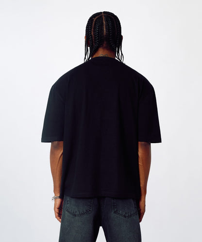 Teddy Heavy Terry Short Sleeve Tee - Black | Reason Clothing Latest
