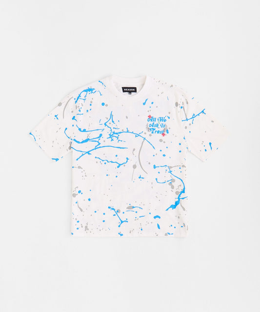 Painted Tee - White | Reason Clothing Premium