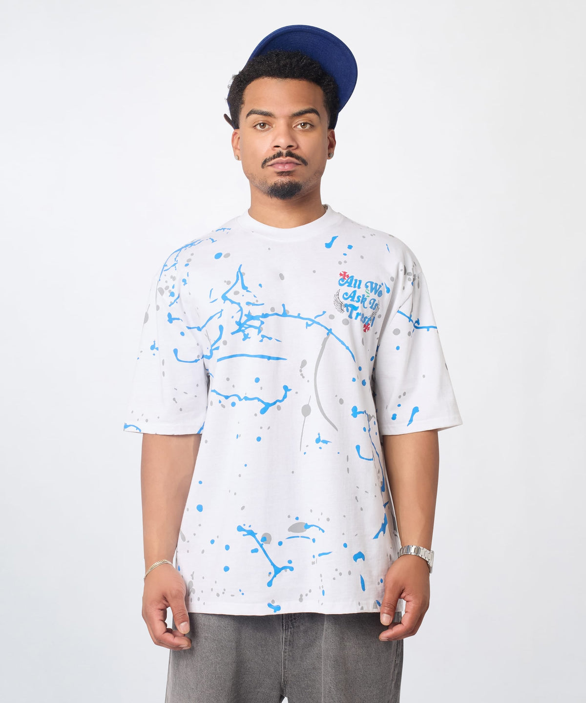 Painted Tee - White | Reason Clothing Premium