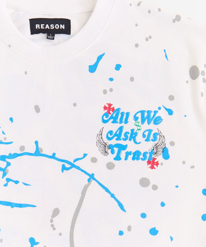 Painted Tee - White | Reason Clothing Premium