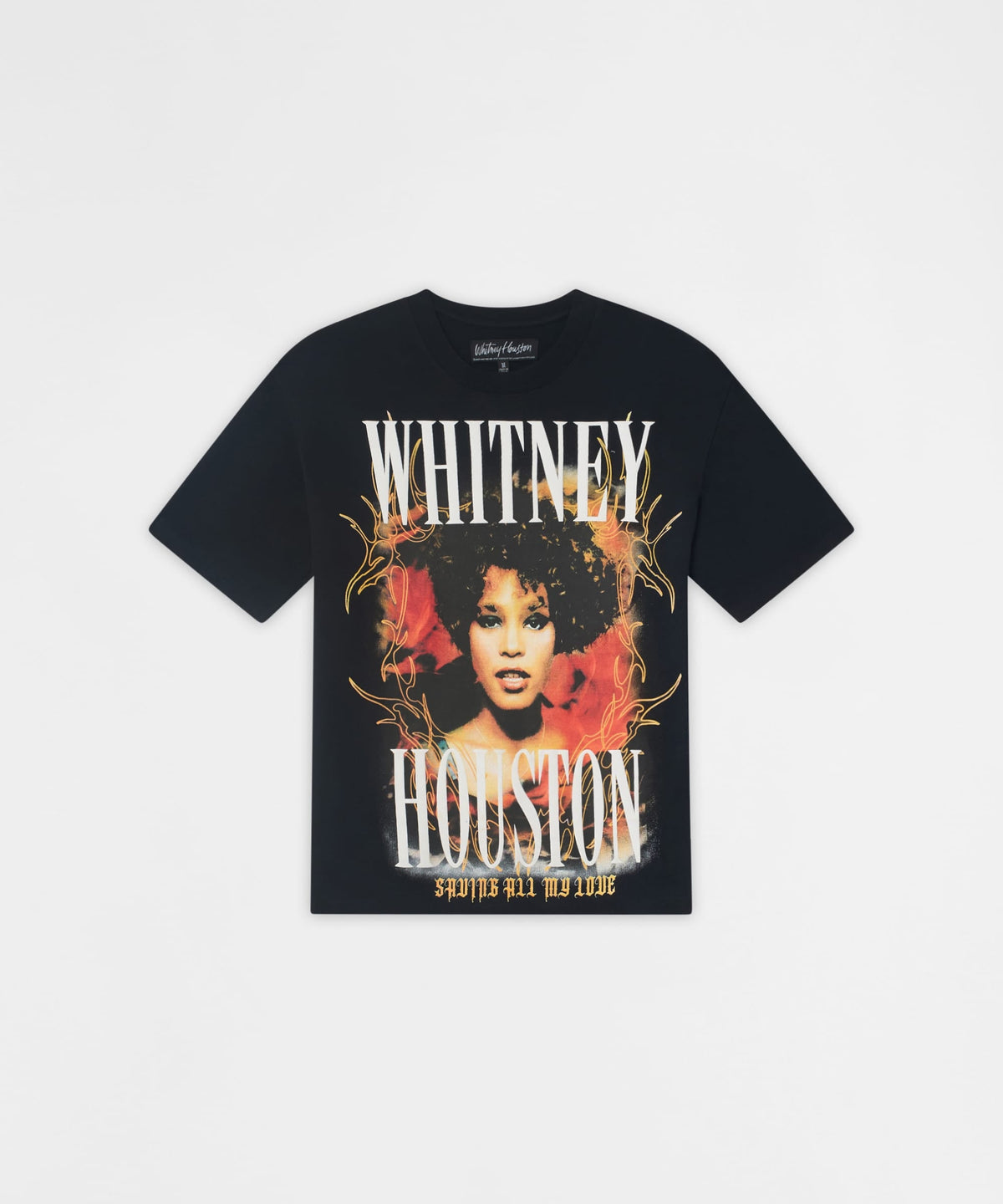 Whitney Houston "Saving All My Love" Tee - Black | Reason Clothing Quality