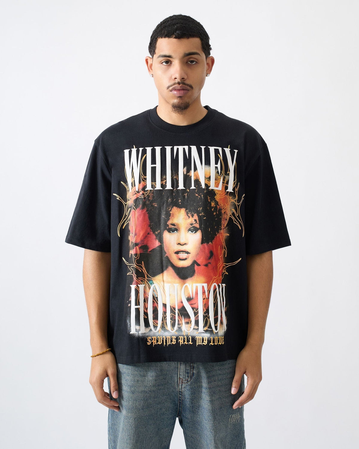 Whitney Houston "Saving All My Love" Tee - Black | Reason Clothing Quality