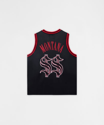Scarface Money Power Women's Graphic Sleeveless Basketball Jersey - Bl | Reason Clothing Classic