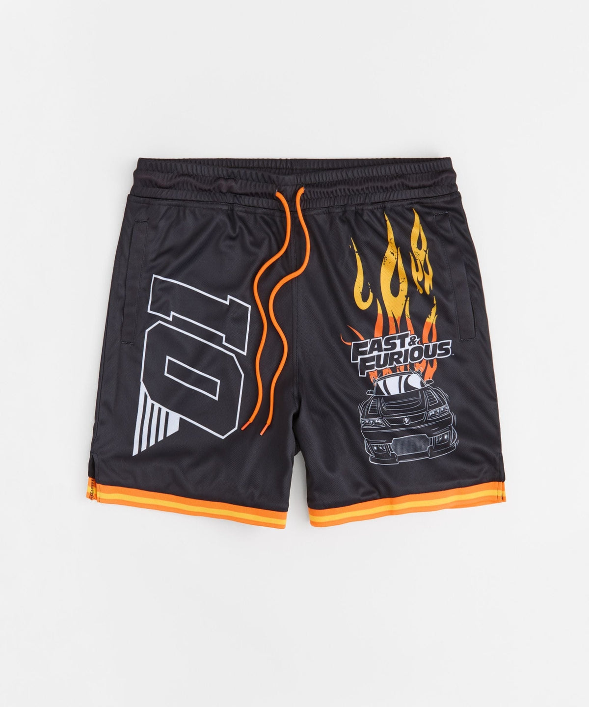 Fast & Furious Burnout Women's Basketball Mesh Shorts - Black | Reason Clothing Trending