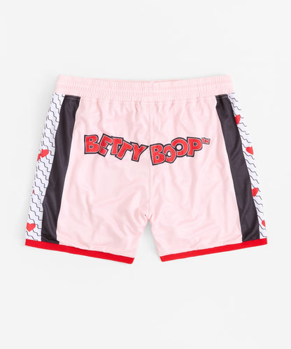 Betty Boop Sweetheart Women's Plus Size Basketball Mesh Shorts - Pink | Reason Clothing Hot Sale