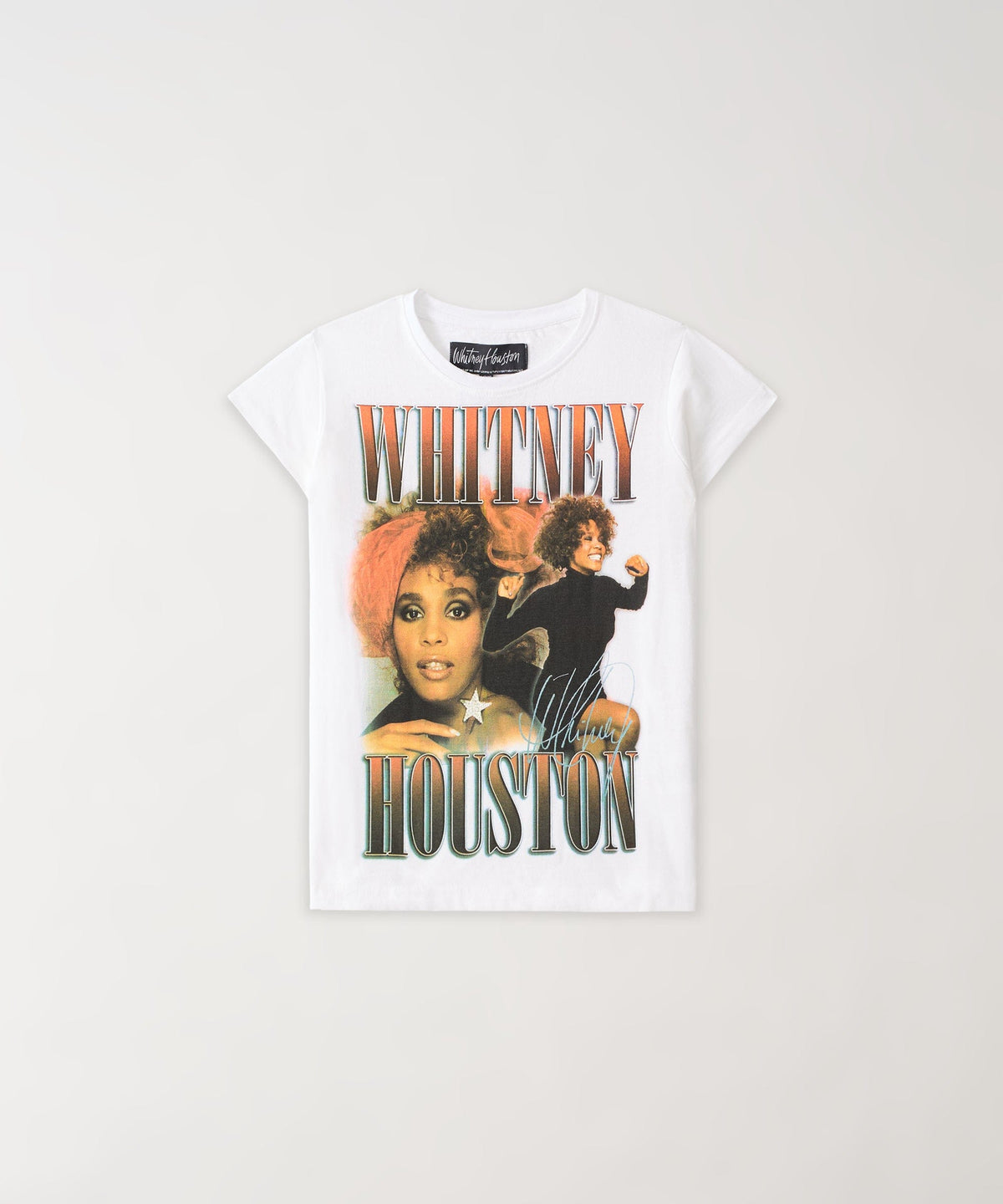 Kids Whitney Houston Short Sleeve Tee - White | Reason Clothing Top Pick