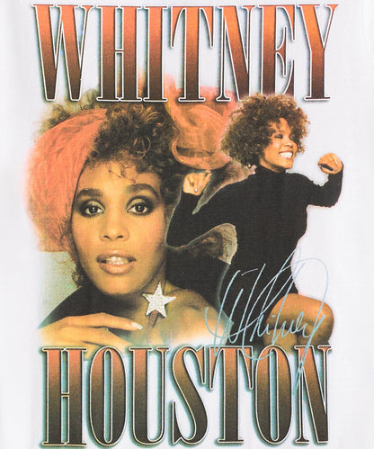 Kids Whitney Houston Short Sleeve Tee - White | Reason Clothing Top Pick