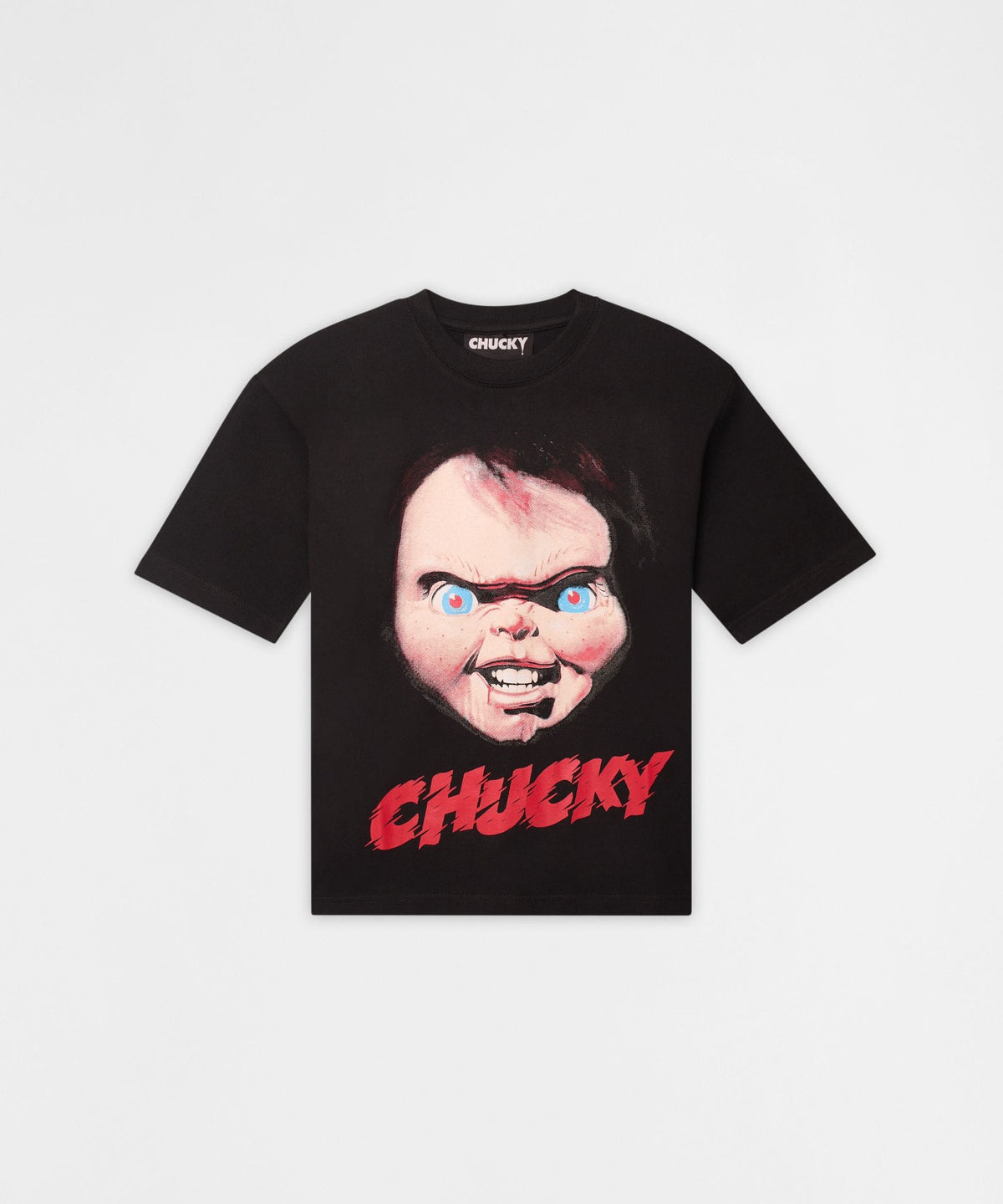 Kids Chucky Face Short Sleeve Tee - Black | Reason Clothing Deals