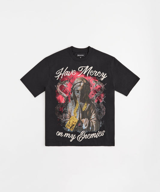 Kids Have Mercy Gold Graphic Short Sleeve Tee - Black | Reason Clothing Classic