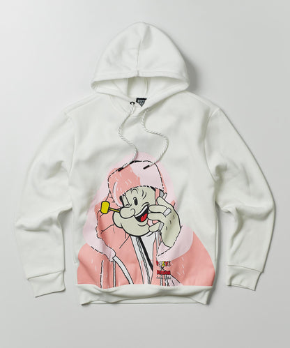 Plus Size Popeye Uptown Hoodie - Off White | Reason Clothing Best Price