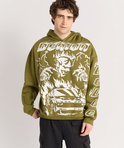 Dodge Demon Oversized Hoodie | Reason Clothing Classic