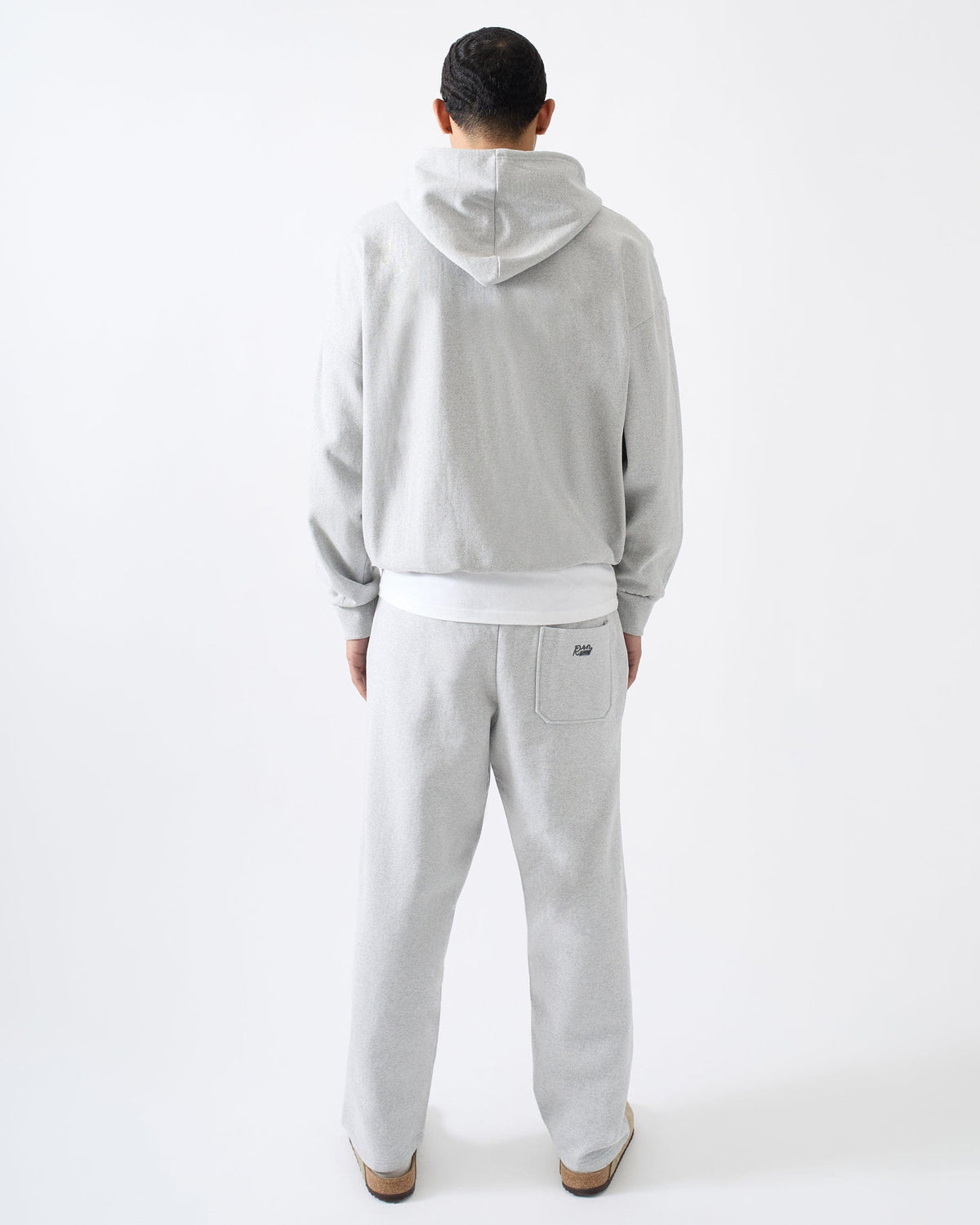 Essential Boxy Fit Zip Up Hoodie - Heather Grey | Reason Clothing Essential
