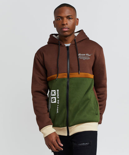 Ryan Zip Up Sherpa Hoodie | Reason Clothing Latest