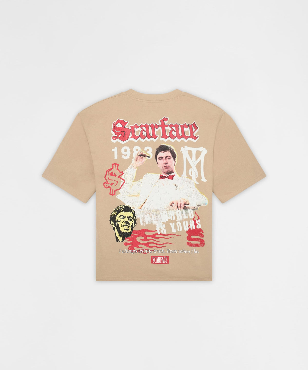 Scarface Tee Short Sleeve Tee - Khaki | Reason Clothing Recommended