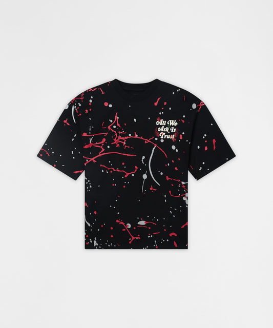 Painted Tee - Black | Reason Clothing Value