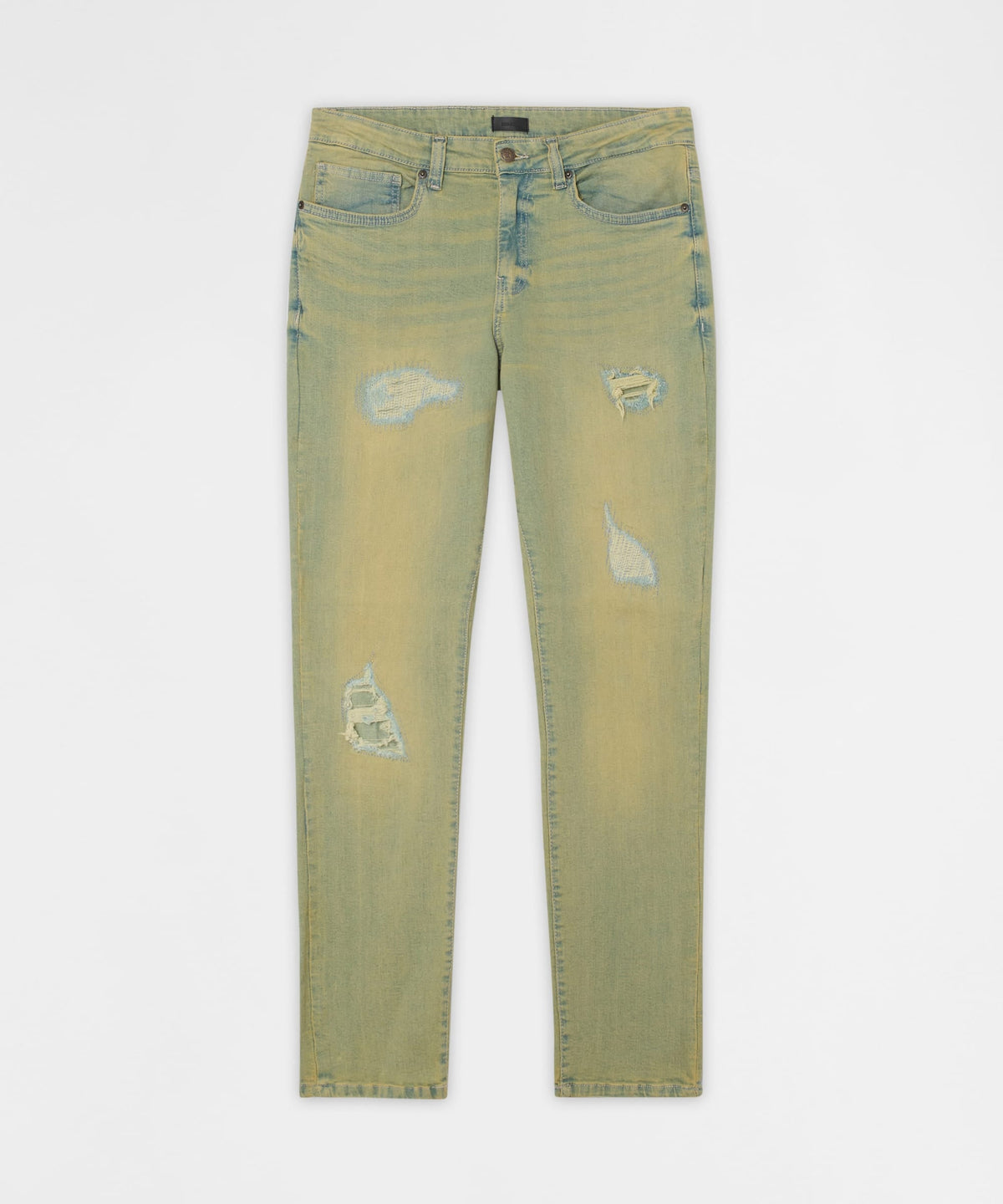Essential Distressed Skinny Jeans - Vintage Blue | Reason Clothing Top Pick