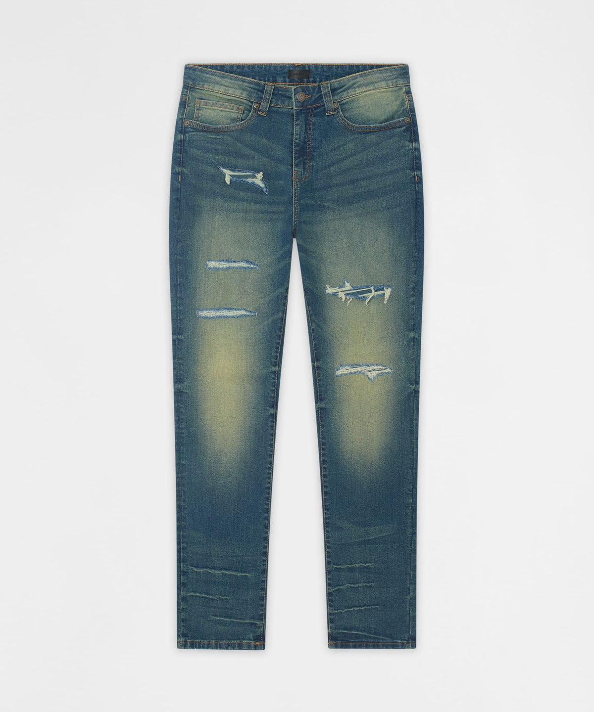 Everyday Distressed Skinny Jeans - Vintage Blue | Reason Clothing Trending