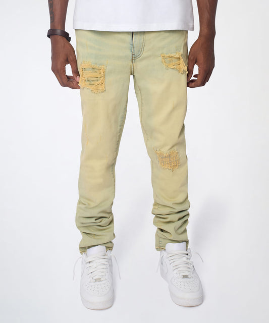 Mended Distressed Skinny Jeans - Light Blue | Reason Clothing Recommended