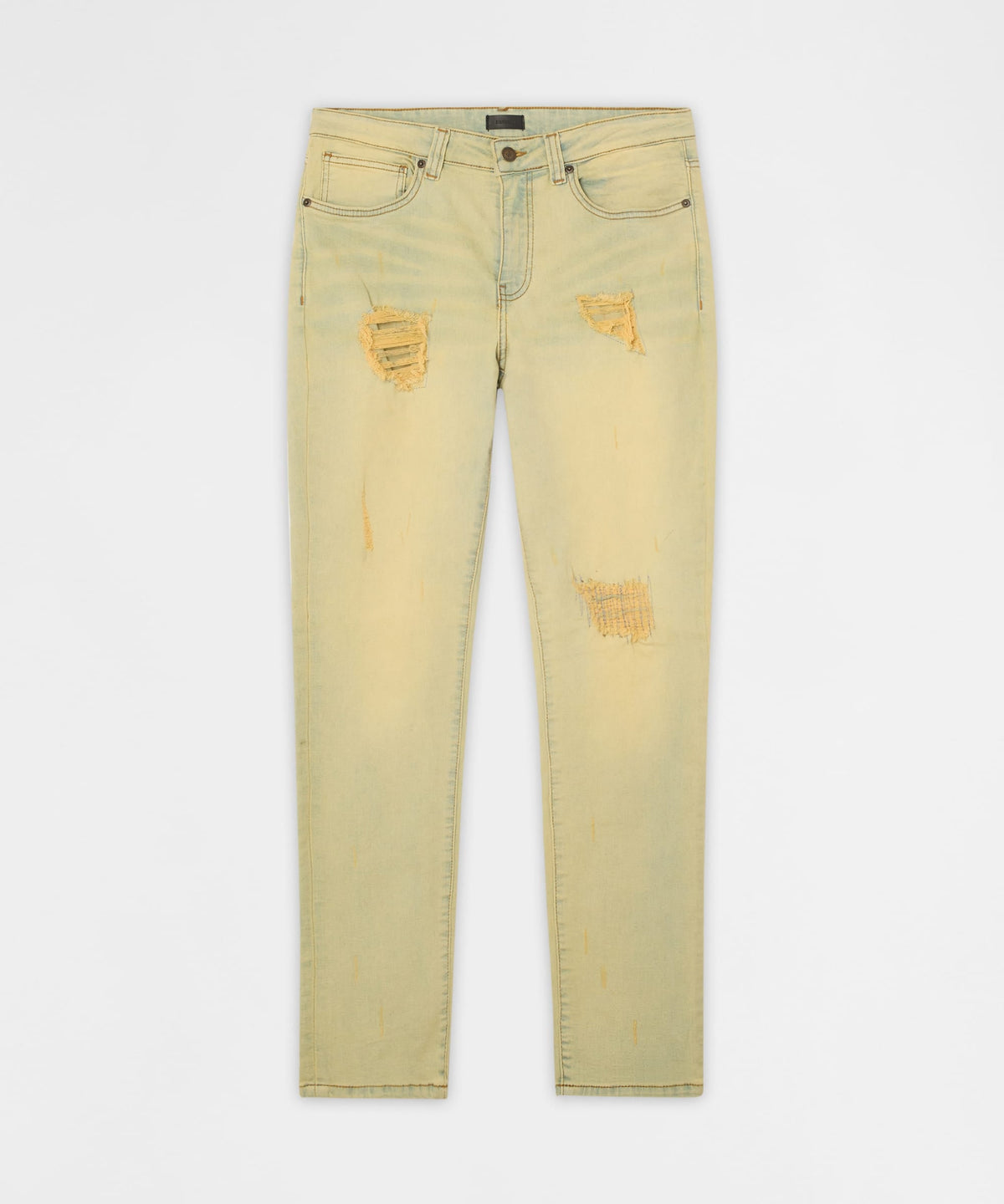 Mended Distressed Skinny Jeans - Light Blue | Reason Clothing Recommended