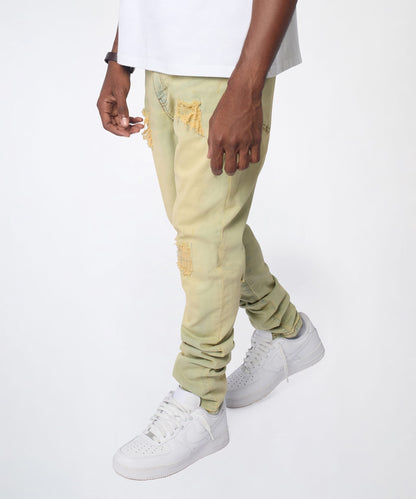 Mended Distressed Skinny Jeans - Light Blue | Reason Clothing Recommended
