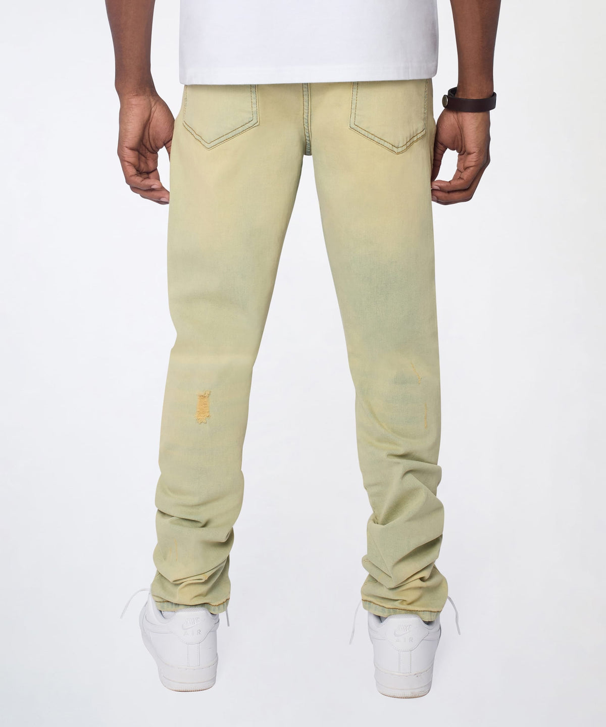 Mended Distressed Skinny Jeans - Light Blue | Reason Clothing Recommended