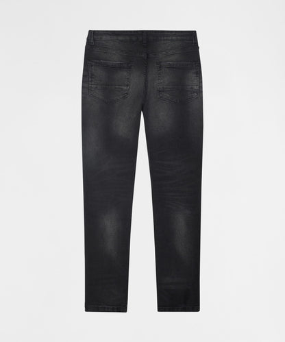 Midnight Distressed Skinny Jeans - Black | Reason Clothing Discount