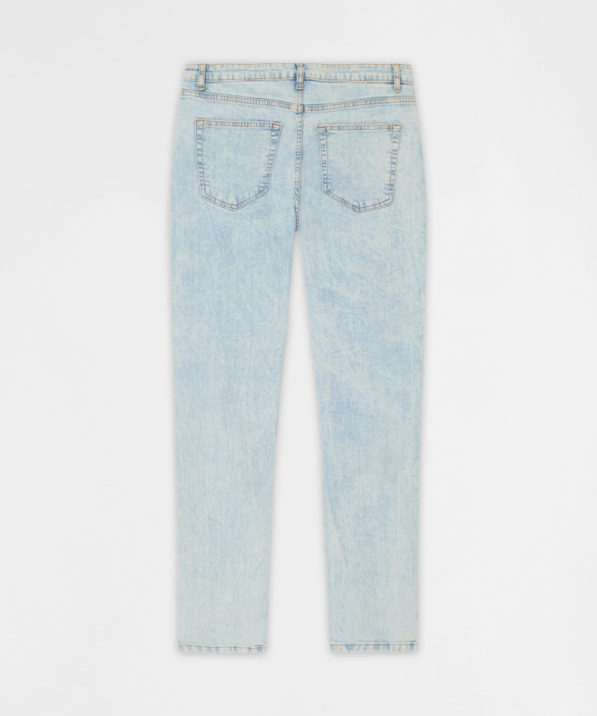 Light Wash Distressed Skinny Jeans - Light Blue | Reason Clothing Everyday
