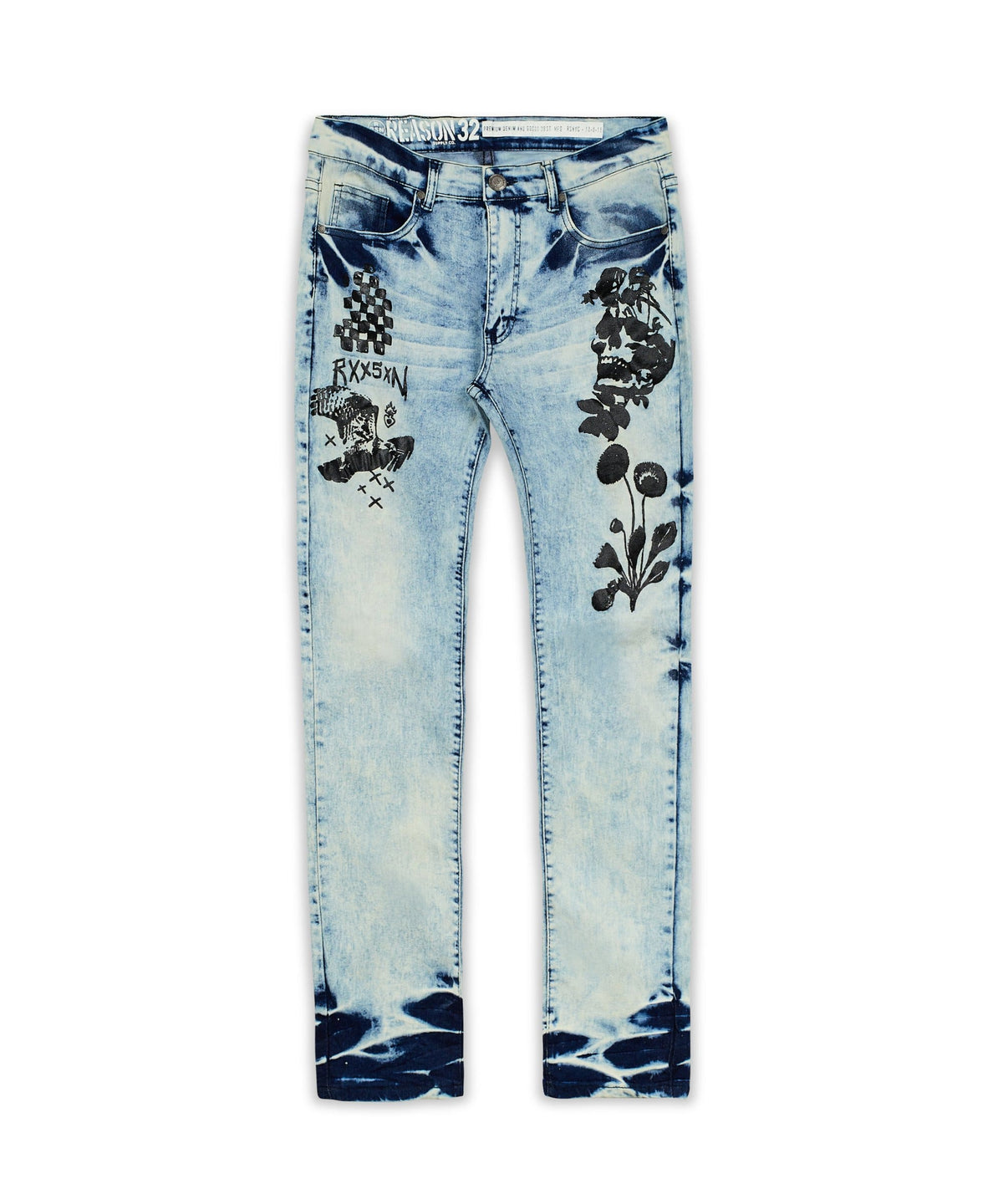Reach Plus Size Skinny Jeans - Blue | Reason Clothing Best Seller