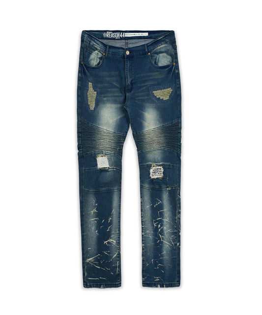 Mulberry Plus Size Moto Denim Jeans | Reason Clothing Discount