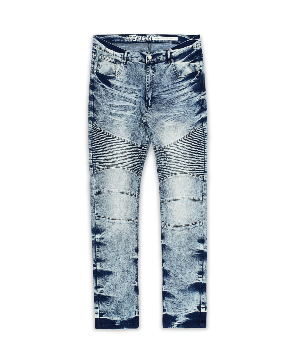 Splatter Plus Size Denim Jeans - Blue | Reason Clothing Discount