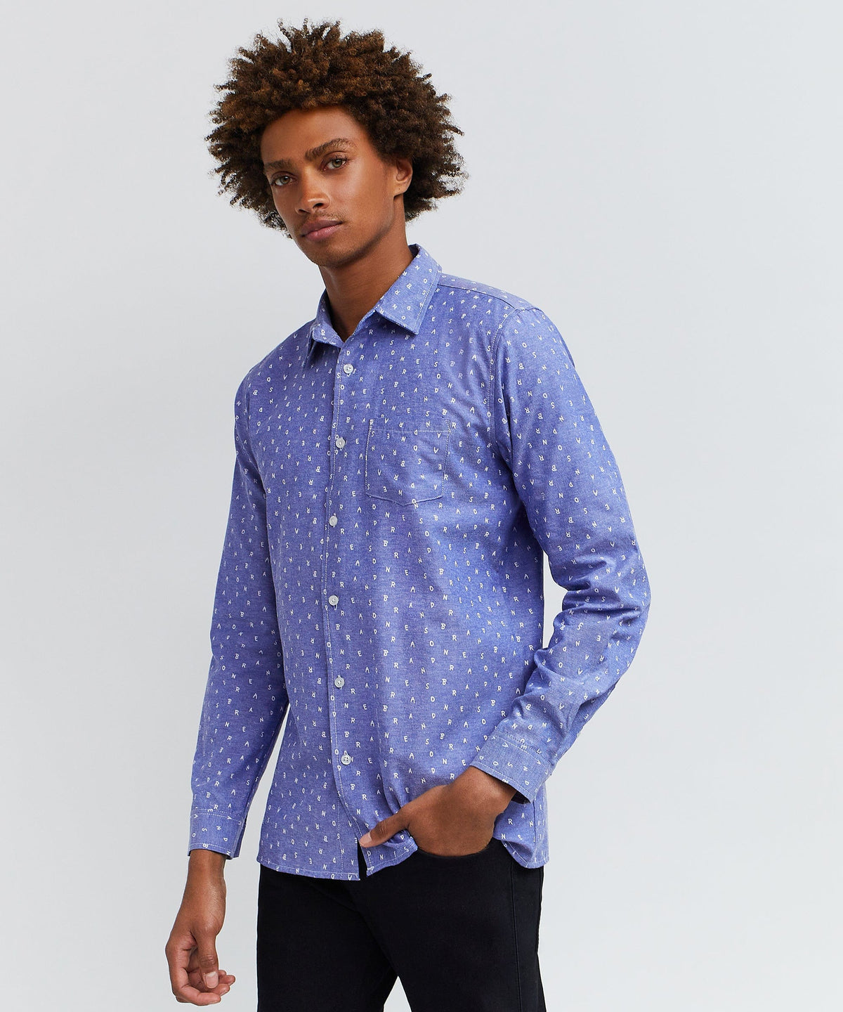 Reason Long Sleeve Oxford Shirt | Reason Clothing Deals