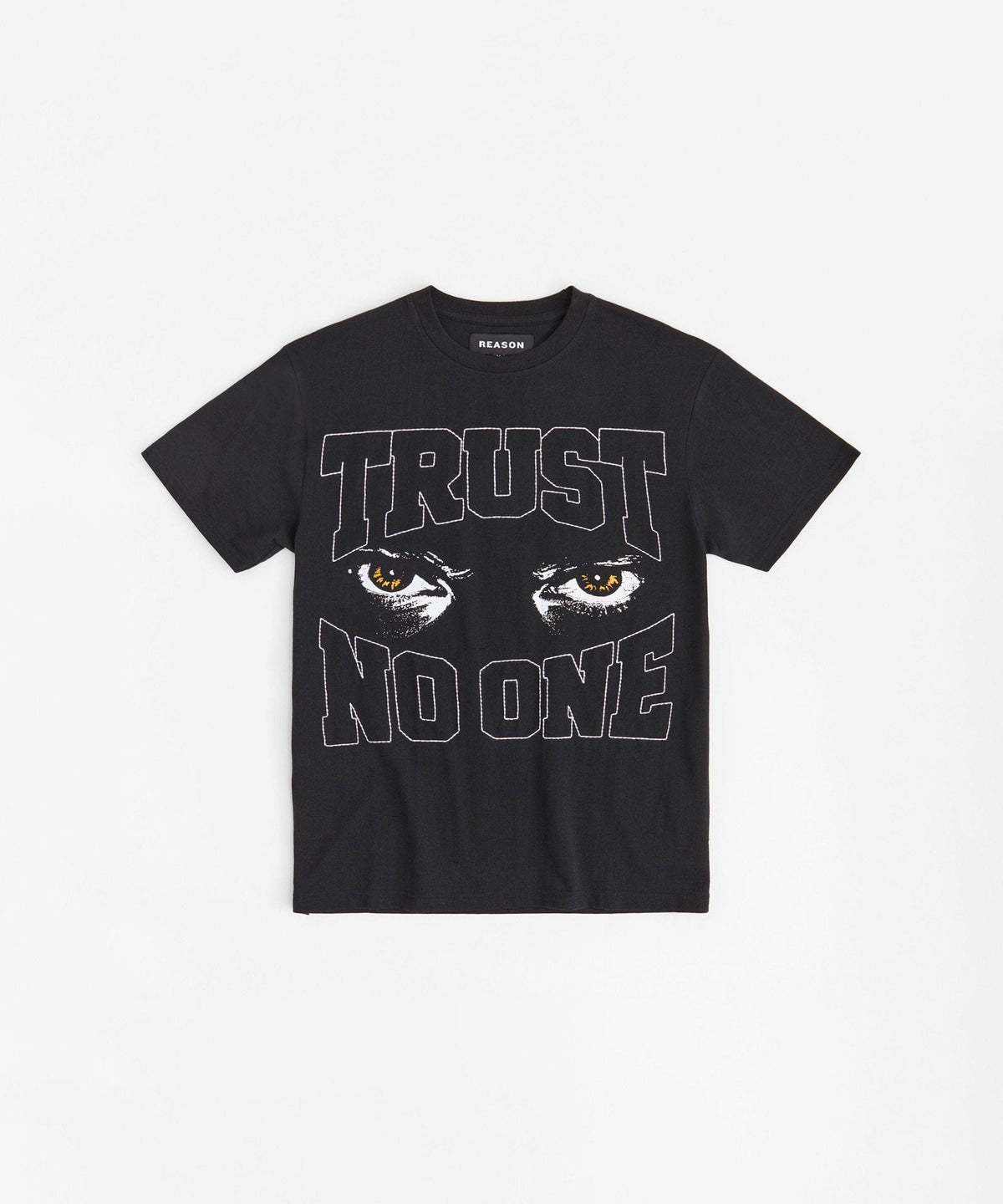 Trust No One Short Sleeve Tee - Black | Reason Clothing Quality