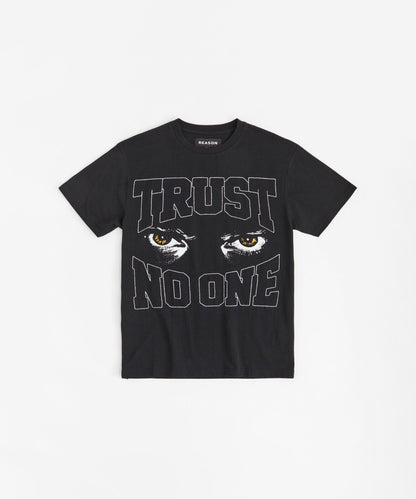 Trust No One Short Sleeve Tee - Black | Reason Clothing Quality