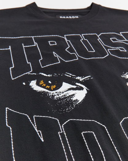 Trust No One Short Sleeve Tee - Black | Reason Clothing Quality