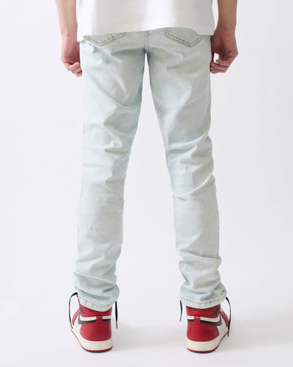 Ice Distressed Skinny Jeans - Blue | Reason Clothing Sale