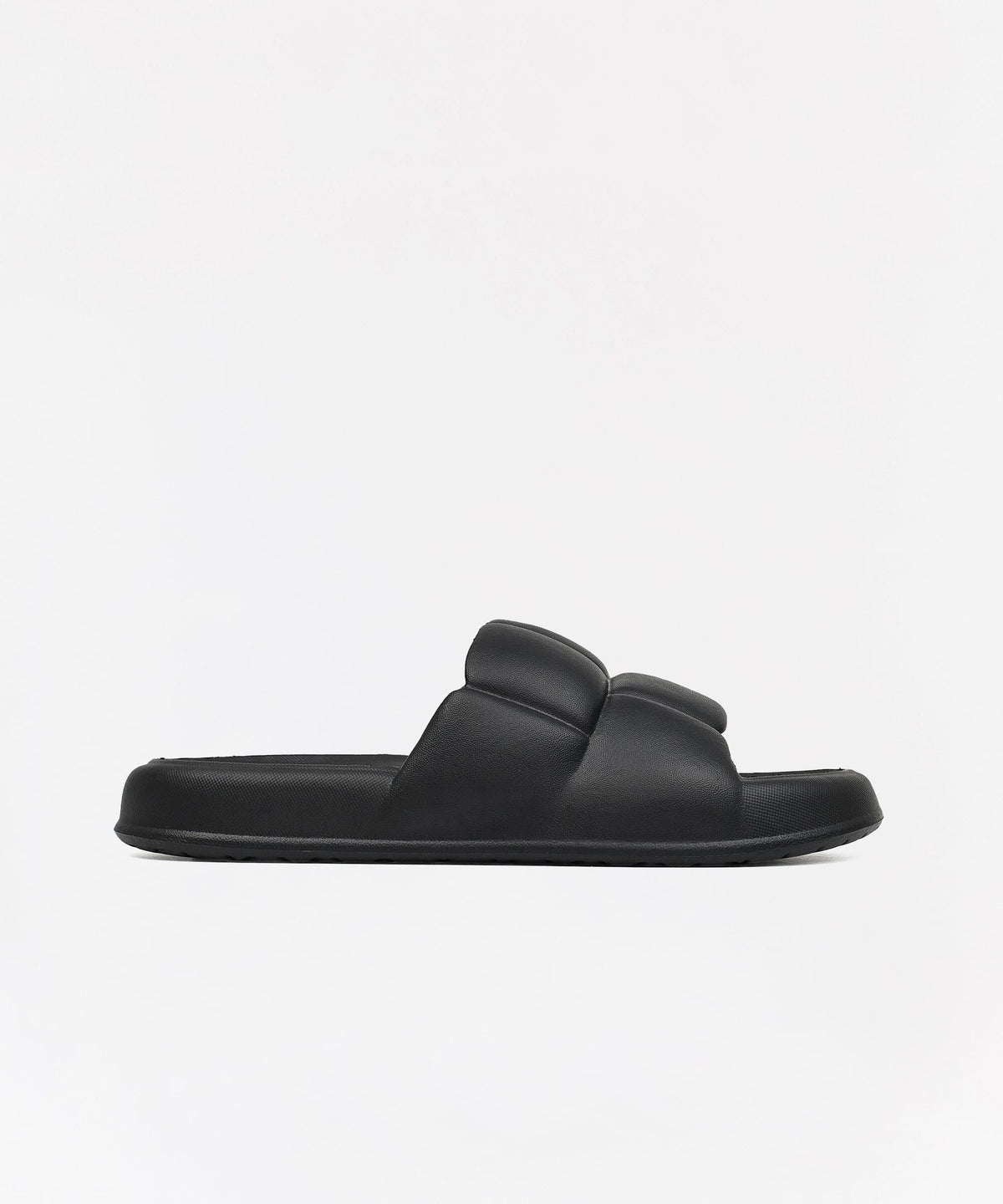 Weave Padded Slides - Black | Reason Clothing Recommended